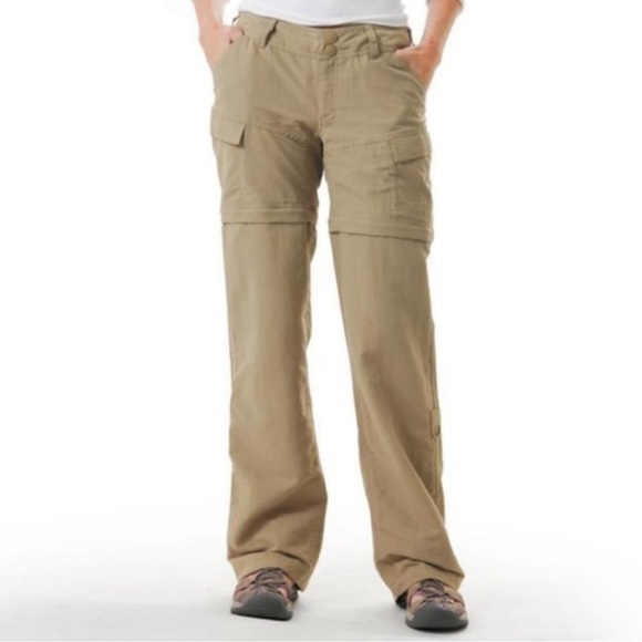 The North Face Womens Paramount Valley Convertible Pant Dune Beige size 8 - Picture 1 of 14